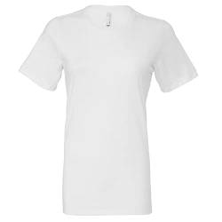 Bella+Canvas Damen T-Shirt Jersey Kurzarm (M) (Weiß) von Bella+Canvas