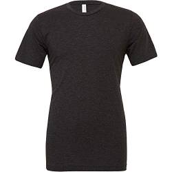 Canvas Triblend Herren T-Shirt mit Rundhalsausschnitt (M) (Anthrazit Triblend) von Bella+Canvas