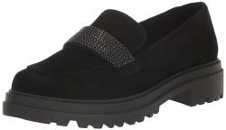 Bella Vita Women's Paz Loafer, Black Suede Leather, 7.5 Wide von Bella Vita