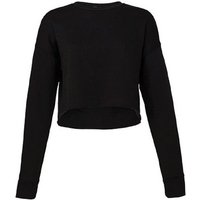 Bella Sweatshirt bauchfreies Damen Sweatshirt / Langarm Shirt für Frauen und Mädchen Innen Fleece, weiter geschnitten von Bella