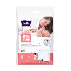 bella Mamma Wöchnerinnen Slips Größe XL, 90-150 cm, 4er Pack (4 x 2 Slips) elastisch, weich und hautverträglich von Bella