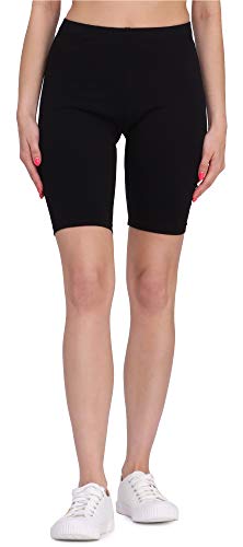 Bellivalini Damen Kurze Leggings aus Viskose BLV50-149 (Schwarz, XXL) von Bellivalini