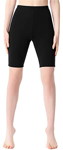 Bellivalini Damen Kurze Leggings aus Viskose BLV50-207 (Schwarz, XXL) von Bellivalini