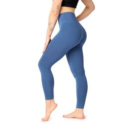 Bellivalini Damen Lange Leggings High Waist Comfort aus Viskose für Sport Yoga Gym BLV50-289 (Jeans, M) von Bellivalini