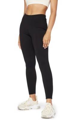 Bellivalini Damen Lange Leggings Neon 80er Jahre Sport Gym Joggen Tanz BLV50-294 (Schwarz, S) von Bellivalini