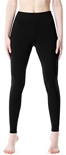 Bellivalini Damen Lange Leggings aus Viskose BLV50-203 (Schwarz, M) von Bellivalini