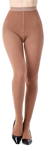 Bellivalini Damen Strumpfhose aus Baumwolle BLV-1114 (Beige, S) von Bellivalini