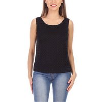 Bellivalini T-Shirt Damen Shirt Ärmellos elegant Rundhals mit Spitze BLV50-262 (1-tlg) von Bellivalini