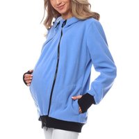 Bellivalini Umstandsjacke Damen Langarm Fleece Umstandsjacke mit Kapuze BLV50-117 von Bellivalini