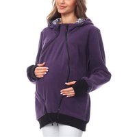 Bellivalini Umstandsjacke Damen Langarm Fleece Umstandsjacke mit Kapuze BLV50-117 von Bellivalini