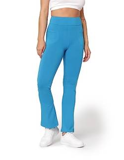 Bellivalini Yogahose für Damen Hose Damen Sommer Freizeithose Trainingshose Weite Hose Jogginghose mit Zwei Taschen BLV50-282 (Blau, XXL) von Bellivalini