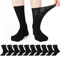 Belloxis 10 Paare Diabetikersocken Herren Diabetikersocken Damen Socken Ohne Gummibund Herren Diabetiker Socken Geschenke für Diabetiker Socken Herren 43-46/39-42 von Belloxis