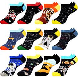 Belloxis Sneaker Socken Herren 43-46 Kurze Socken Herren 43-46 Bunte Socken Sportsocken Ausgefallene Socken Kuschelsocken Baumwollsocken Geschenke für Manner Geburtstag Geburtstagsgeschenk für Manner von Belloxis