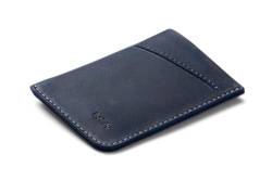 Bellroy Card Sleeve (Premium-Leder-Kartenetui oder minimalistisches Portemonnaie, für 2–8 Karten oder Visitenkarten, Aufbewahrung für gefaltete Banknoten) - Ocean von Bellroy