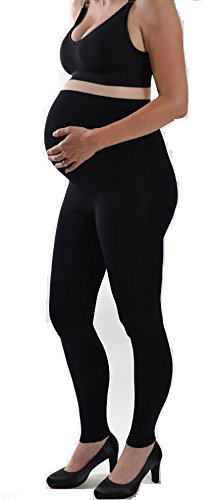 Belly and Boobs - Schwangerschafts Leggings L/XL/XXL schwarz von Belly and Boobs