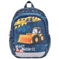 Belmil Kiddy Plus Kindergartenrucksack Heavy Machinery von Belmil