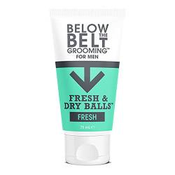 Below The Belt Grooming Fresh & Dry Balls - Intimate Deodorant For Men - Protects against Sweat, Odour and Chafing - Fresh Scent 75ml von Below The Belt Grooming