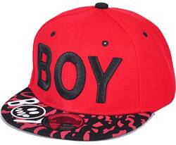 Belsen Kind Hip-Hop Leopard Boy Cap Baseball Kappe Hut (Rote) von Belsen