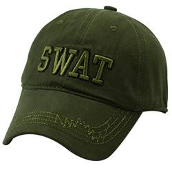 Belsen Neutral Camo Kappe Weinlese Baseball Cap Trucker Hat (Briefe Armee-Grün) von Belsen