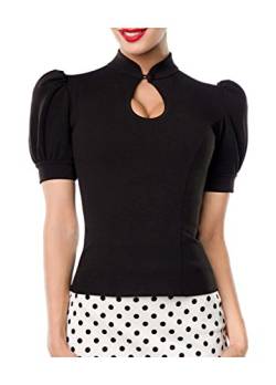 Belsira Damen Jersey-Bluse im Retro-Style S von Belsira