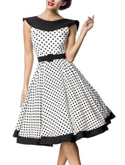 Belsira Gepunktetes ärmelloses Vintage Swing-Kleid 2XL von Belsira