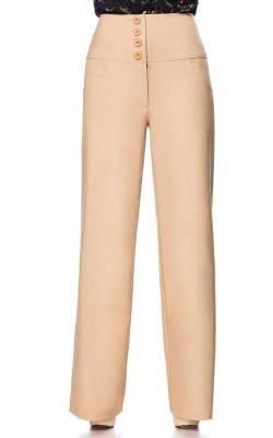 Belsira Marlenehose, beige #M von Belsira