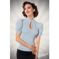 Retrobluse mit Puffärmel von Belsira