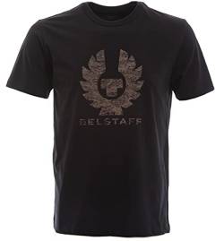 Belstaff Coteland 2.0 Herren-T-Shirt, Baumwolljersey, Logo, Schwarz , M von Belstaff