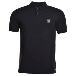 Belstaff Herren-Poloshirt aus Baumwoll-Piqué, Schwarz , L von Belstaff