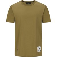 Belstaff T-Shirt mit gecrinkeltem Label-Patch, 100 Years Edition von Belstaff