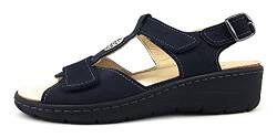 Belvida Damenschuhe Sandalen Sandale Blau Freizeit, Schuhgröße:37 EU von Belvida