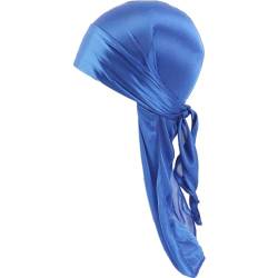 Kinder Satin Seide Durag Caps Wave Wide Strap Headwraps Long Tail Turban Beanies Für Jungen Mädchen von Bemvp
