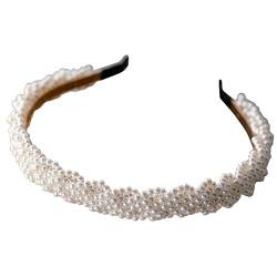 Unregelmäßige Perle Stirnbänder Barockstil Kopfbedeckung Große Perlen Haardekoration Für Hochzeitsfeier Frauen von Bemvp