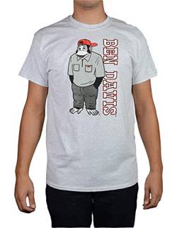 Ben Davis Herren T-Shirt, kurzärmelig, Affe - Grau - XX-Large von Ben Davis