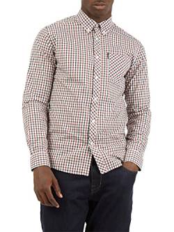 Ben Sherman Herren Ls Signature House Check Freizeithemd, Rot (Red 550), XX-Large von Ben Sherman