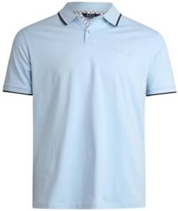 Ben Sherman Herren-Poloshirt – Regular Fit 2-Knopf-Kurzarmshirt – lässiges Stretch-Poloshirt für Männer (S-XL), Himmelblau, L von Ben Sherman