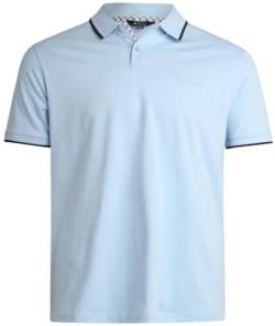 Ben Sherman Herren-Poloshirt – Regular Fit 2-Knopf-Kurzarmshirt – lässiges Stretch-Poloshirt für Männer (S-XL), Himmelblau, Mittel von Ben Sherman