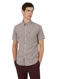 Ben Sherman Herren Ss Signature House Check Freizeithemd, Rot (Red 550), Medium von Ben Sherman