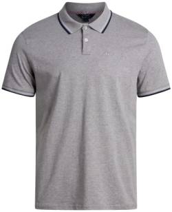 Ben Sherman Men's Polo Shirt - Classic Fit 3-Button Short Sleeve Polo Shirt (S-2XL), Size Medium, Grey Heather von Ben Sherman