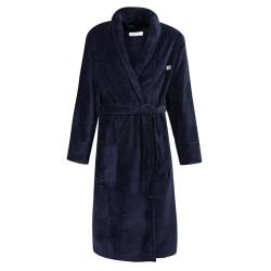 Ben Sherman Underwear Men's Ben Sherman, Super Soft, Warm Cosy Dressing Gown Mens Fleece Bath Robe, Navy, S von Ben Sherman