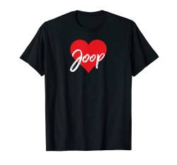 Ich Liebe Joop Vorname Tshirt Liebe Herz T-Shirt von Benannte Personalisierte Herz Tees