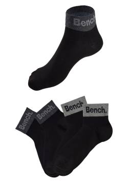 Große Größen: Kurzsocken, schwarz, Gr.39/42 von Bench LM LBG