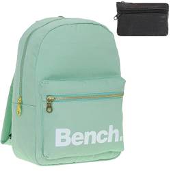 Bench Rucksack Damen klein small Daypack Handtasche Damenrucksack Freizeitrucksack Mädchen backpack 64158 +e (Pastell Mint Green 5800) von Bench