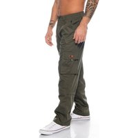 BENK Cargohose Herren Cargo Hose Cargo Pants Unifarbe Arbeitshose Cargohose Dehnbund von Benk