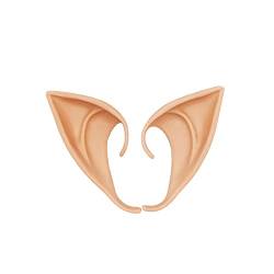 Benoon Cosplay Zubehör 1 Paar Cosplay Kostüm Elfenohren Mysteriöse Kreative Emulsion Latex Engel Ohren Halloween Dekoration, 7, Einheitsgröße von Benoon
