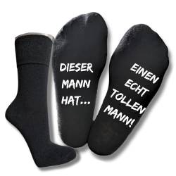 Bentini Spruchsocken | Lustige Socken | von Gr.: 35-49 | Spruch Socken | Damen & Herren | Dieser Mann hat... | Geschenkidee (as3, numeric, numeric_39, numeric_42, regular, regular, schwarz) von Bentini