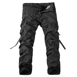 Beokeuioe Pant Für Männer Arbeitshose Bundeswehr Hose Arbeitshose Stretch Herren Hosen Herren Stretch Pants mittlere Taille,lockere, lange Hosen, Cargohose Zelt Armee von Beokeuioe