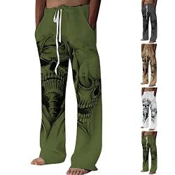 Beokeuioe Yogahose Herren Lang Leinenhose Herren Lang Beach 3XL Freizeithose Herren Baumwolle Weit Jogginghose Herren Leinen Chino Hose Herren Knöchelfrei Stoffhose Herren… von Beokeuioe