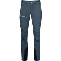 Bergans Breheimen Softshell W Pants Blau - Leichte atmungsaktive Damen Wanderhose, Größe M - Farbe Orion Blue von Bergans