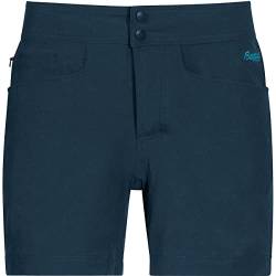 Bergans Cecilie Flex Shorts Blau - Elastische leichte Damen Shorts, Größe L - Farbe Deep Sea Blue von Bergans